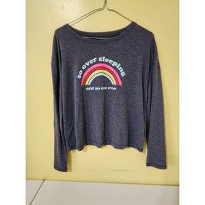 Women's long sleeve pajama/sleep shirt small